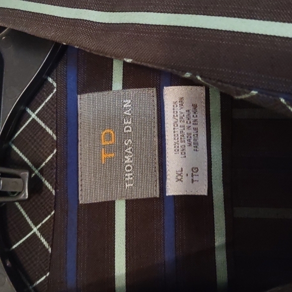 𝅺Thomas Dean Men's Button Down Size 2XL - Picture 5 of 7
